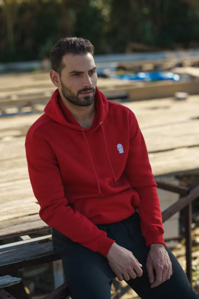 Ghetto Streetwear Hoodie – Red | Unisex 2