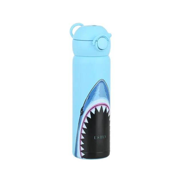 Estia Θερμος Παιδικο Handy Bottle Save The Aegean 470Ml Blue Fin 2