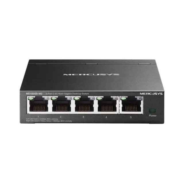 5-port 2.5G Multi-Gigabit Desktop Switch Mercusys MS105GS-M2 (v 1.0)