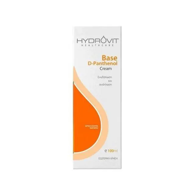 Target Pharma Hydrovit Base D-Panthenol 24ωρη Ενυδατική Κρέμα Προσώπου για Ευαίσθητες Επιδερμίδες 100ml