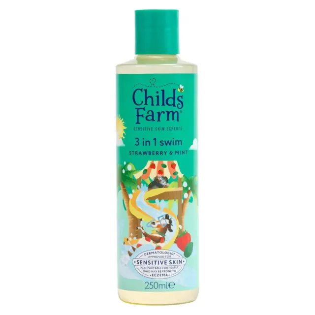 Childs Farm Swim για Μαλλιά - Σώμα 3in1 Φράουλα & Μέντα 250ml