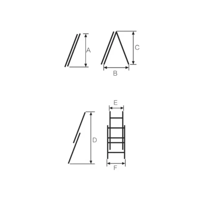BORMANN Pro BHL5140 - BORMANN Pro BHL5140 Σκάλα Διπλή 2X11 5.6M (029700) 3