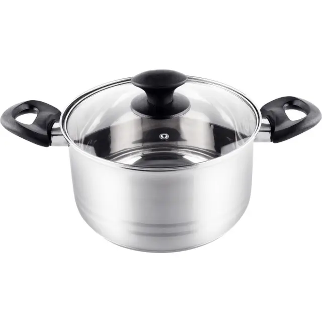 Κατσαρόλα LEGER SS 20x11,5cm 3,5lt Stainless Steel Lamart LTB2011 Ασημί