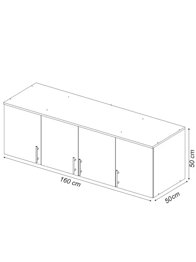 Πατάρι Ντουλάπας Wenge 160 LOFT 2