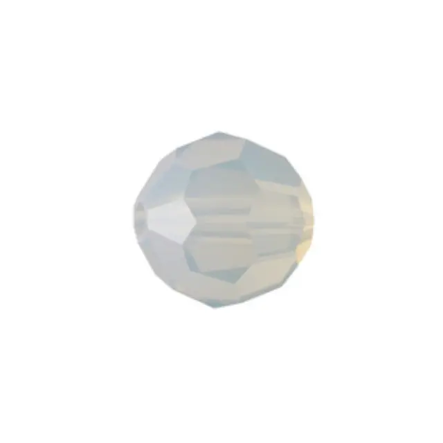 Swarovski 5000 Faceted Round Light Grey Opal 6mm - 10τεμ