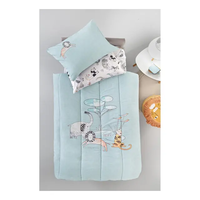 Παιδικό Κουβερλί Μονό Guy Laroche Zootopia Aqua - Grey Suede 160x230