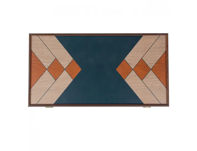 Σετ Χειροποίητο Τάβλι Creative Boho Chic Design Manopoulos από Ξύλο, με μοτίβο και διαστάσεις 48x26cm - Elegant SimplicityTXL1BHC 3