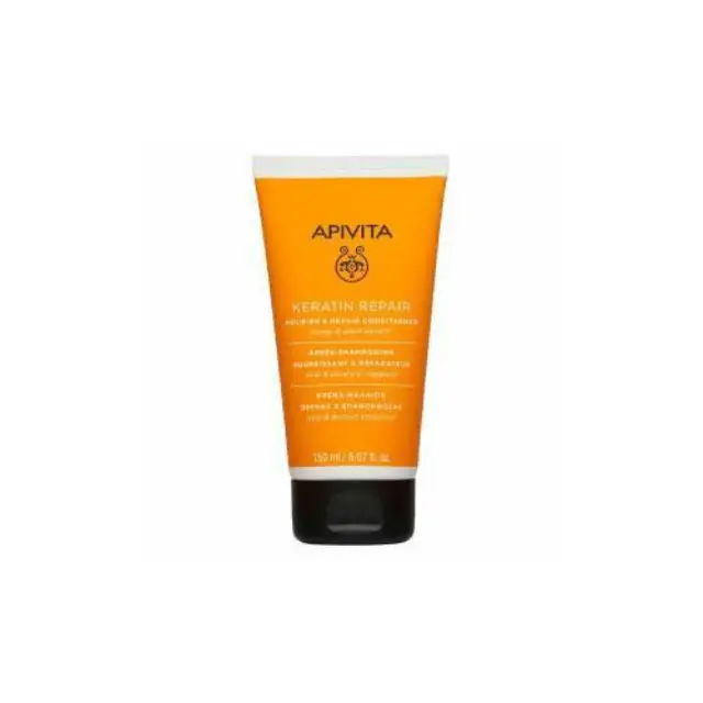 Apivita Keratin Repair Conditioner Κρέμα Θρέψης & Επανόρθωσης για Ξηρά-Ταλαιπωρημένα Μαλλιά, 150ml