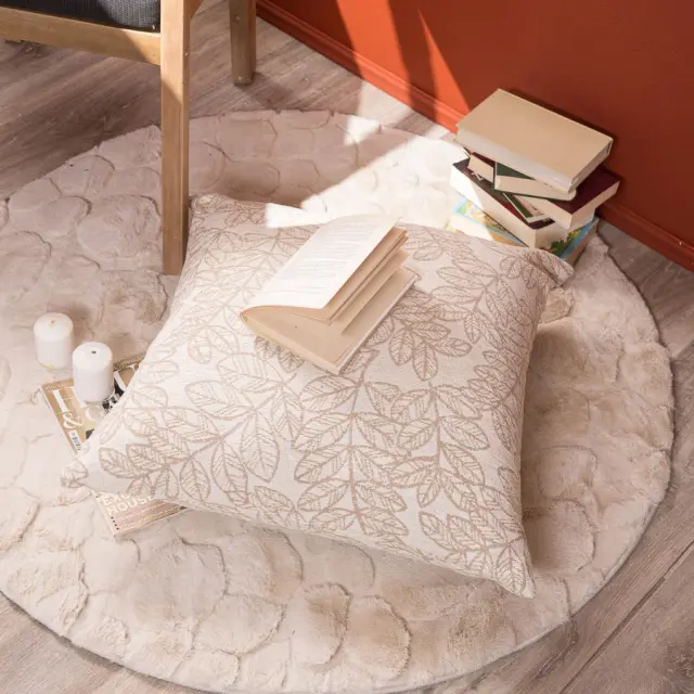 Μαξιλαροθήκη Charlotte 01 TEORAN 65x65cm δαπέδου 3