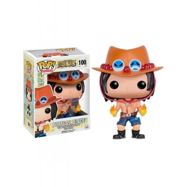 Funko Pop! Animation: One Piece - Portgas. D. Ace #100 Vinyl Figure