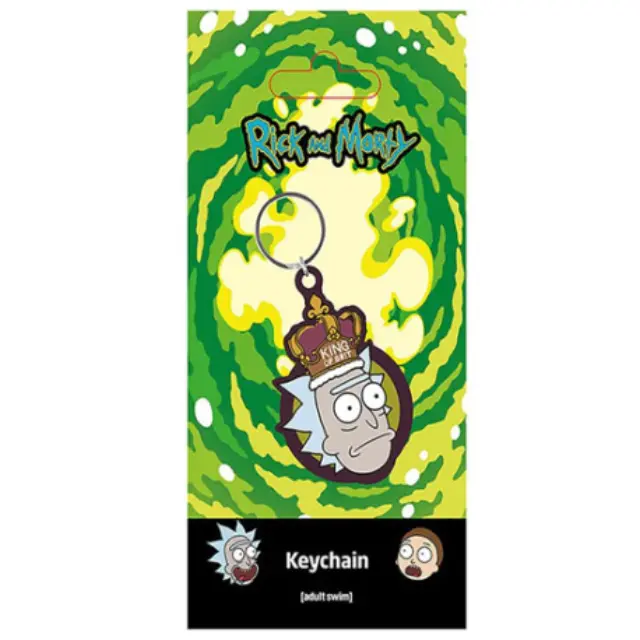 Μπρελόκ RICK AND MORTY - King of S**t - Rubber Keychain - RK39323C 2