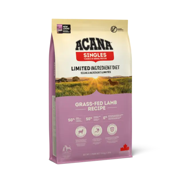 Acana Singles Grass-Fed Lamb για Σκύλους με Αρνί 2kg