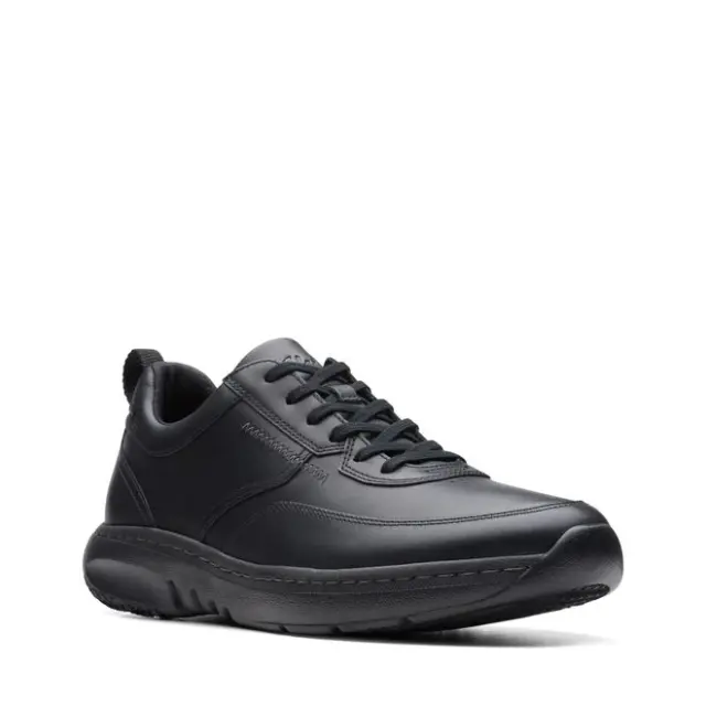 Clarks Pro Lace Black Black Leather - 41 3