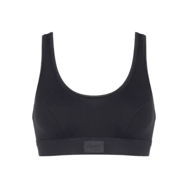 Sloggi Γυναικείο Μπουστάκι Double Comfort T Top, Χρώμα Μαύρο