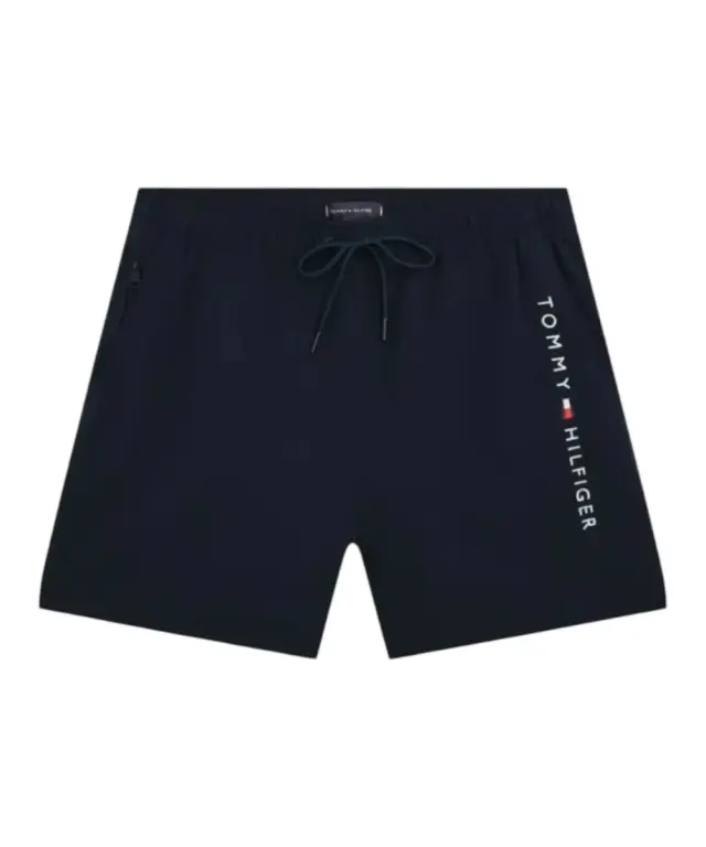 Tommy Hilfiger - Ανδρικό Μαγιό Σορτς Original Logo UM0UM03748-DW5 Μπλε Σκούρο - S