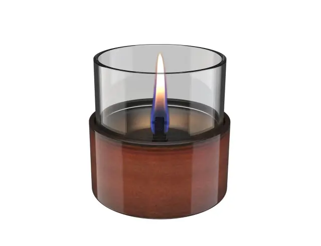 Επιτραπέζια Εστία Φωτιάς Aster 10 Reactive Glaze Tenderflame με διάρκεια καύσης 4 - 5 ώρες, χωρητικότητα δεξαμενής 200ml και διαστάσεις 9.8x9.7cm - Amber TF-600276