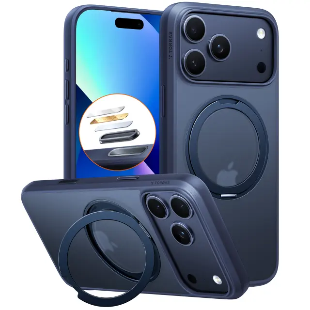 Torras Ostand Pro, midnight blue - iPhone 17 Pro 2