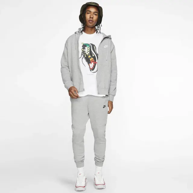 Nike Sportswear Club Ανδρική Φούτερ Ζακέτα με Κουκούλα BV2645-063 2