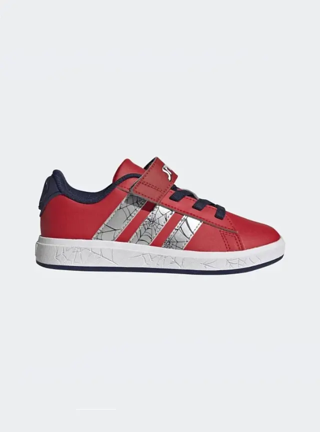 Παιδικά Παπούτσια Adidas για Αγόρια Marvel Spiderman Grand Court Red (Μεγέθη 28-36) ΚΟΚΚΙΝΟ