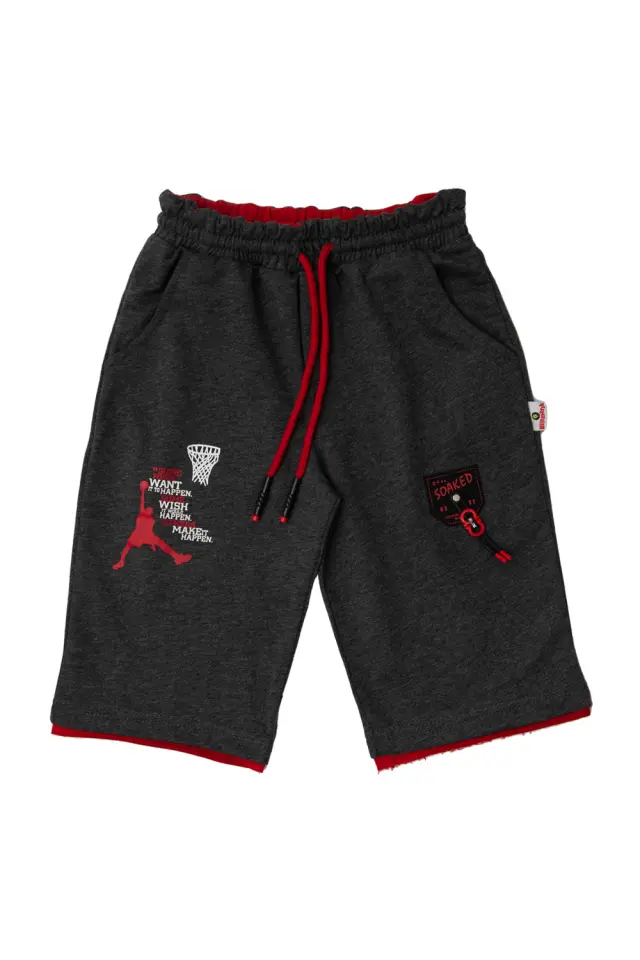 Shorts Kid Soaked Ανθρακί