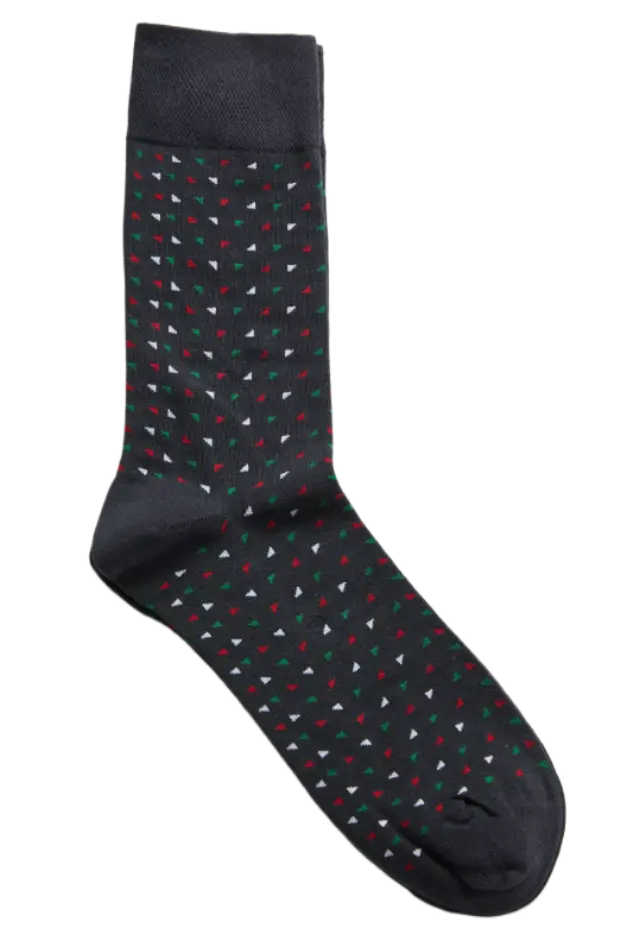 FunkyBuddha ανδρικές κάλτσες micro patterned FBM014-370-10-1 2
