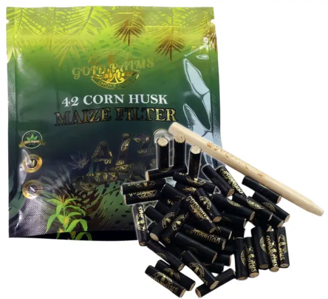 Gold Palms Φιλτράκια από Καλαμπόκι Χειροποίητα 6-8mm - 42τεμ.