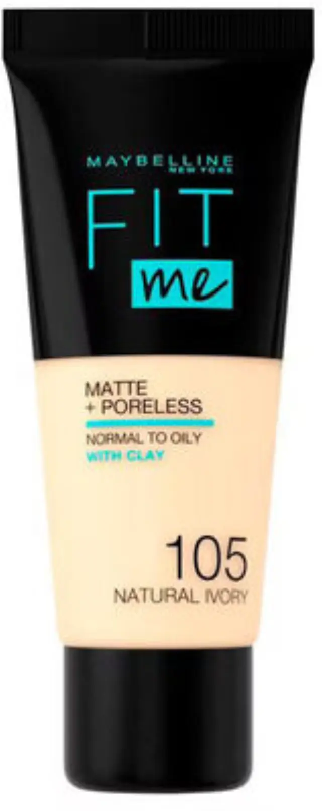 Maybelline Fit Me Matte & Poreless Foundation 30ml | Απόχρωση 105 Natural Ivory