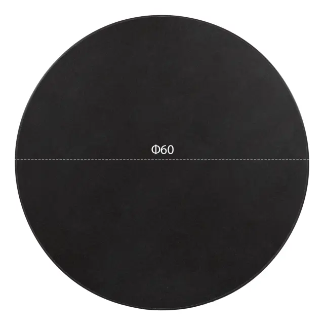 ΕΠΙΦΑΝΕΙΑ ΤΡΑΠΕΖΙΟΥ SINTERED STONE FB96652.01 ΜΑΥΡΗ ΜΕ ΠΛΑΙΣΙΟ ALU ΜΑΥΡO Φ60εκ. 2