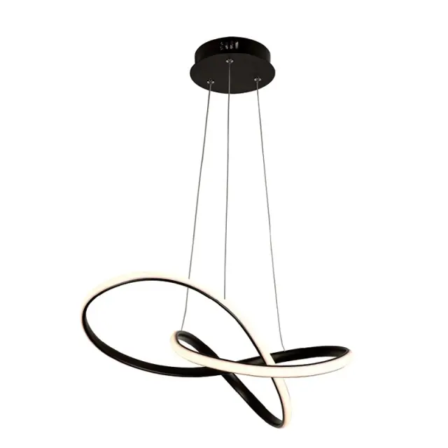 GORDIUS-ΦΩΤΙΣΤΙΚΟ ΚΡΕΜΑΣΤΟ ΜΑΥΡΟ ΑΛΟΥΜΙΝΙΟΥ LED SMD 48W 3000Κ 2880LM IP20 480Χ440Χ1200ΜΜ / HM92LEDP48BK