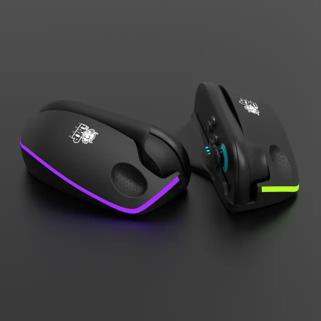 iMP Tech - LED Mouse Adaptor Duo Pack - Black - Nintendo Switch