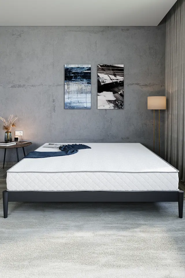 Stewehome Διπλό στρώμα με ελατήρια για κρεβάτι 200x140x19 cm 3