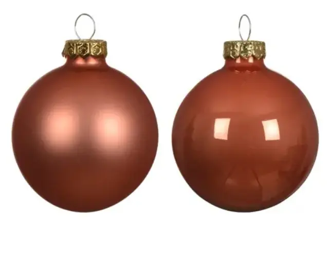 Beauty Home ΓΥΑΛΙΝΕΣ ΜΠΑΛΕΣ ΤΖΙΝΤΖΕΡ 6 CM 10 ΤΜΧ