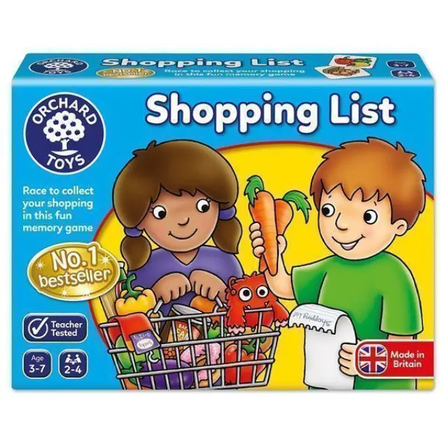 Orchard Toys Shopping List Εκπαιδευτικό Επιτραπέζιο Παιχνίδι Μνήμης & Αντιστοίχισης για Παιδιά 3+