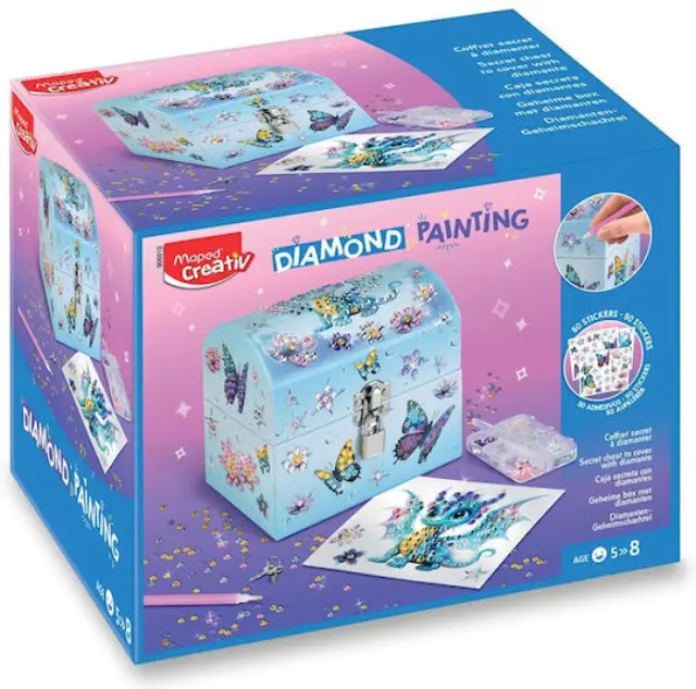 MAPED Creative Μυστικό Κουτί Diamond Painting / Secret Chest to cover with Diamonds