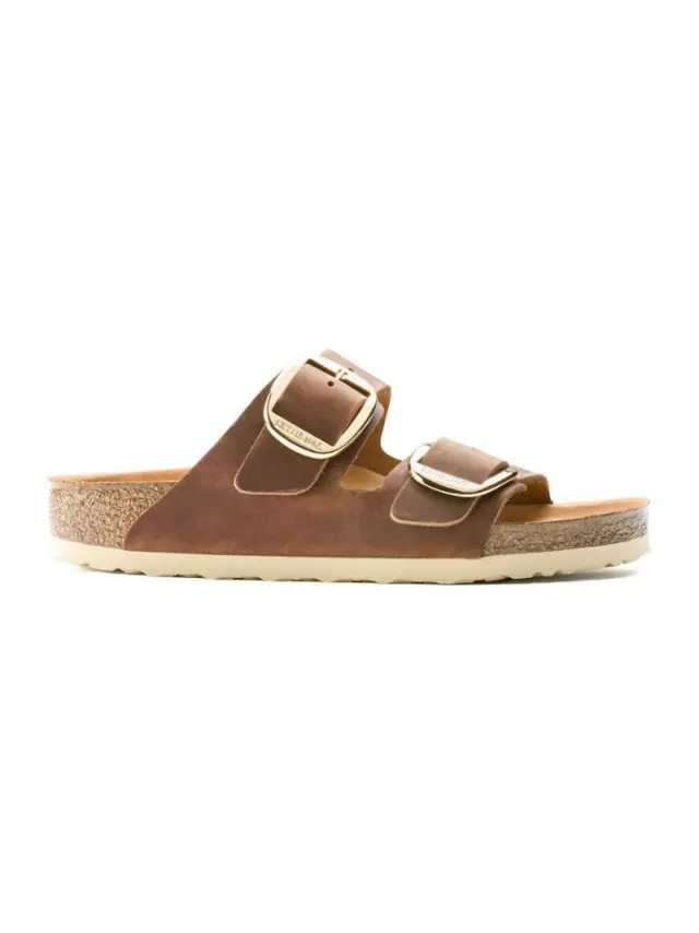 Birkenstock Πέδιλα Γυναικείο δέρμα Oiled Καφέ BIR/ARIZONA BIG BUCKLE 1011073 COGNAC 3
