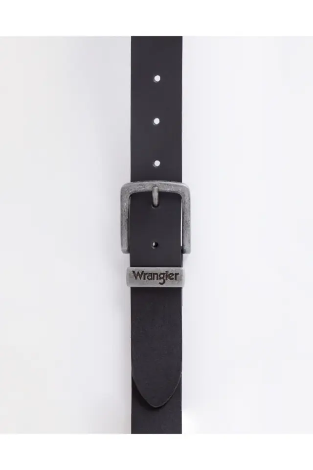 Wrangler METAL LOOP W0080US01 Δερμάτινη Ζώνη - Black - 100 2