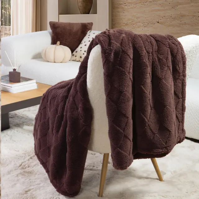Κουβερτάκι Καναπέ Mizenie 130x180 Nef Nef Homeware, 100% ΠΟΛΥΕΣΤΕΡΑΣ - BROWN (040948) 2