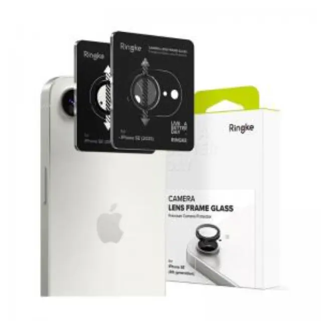 Tempered Glass Full Face Ringke για Τζαμάκι Κάμερας Apple iPhone 16e Μαύρο (2 τεμ.) N67638 2