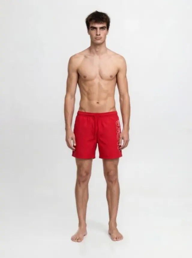 Μαγιό-σορτς με λογότυπο JPSTMAUI WAVE LOGO SWIM SHORTS REG SN True Red 2