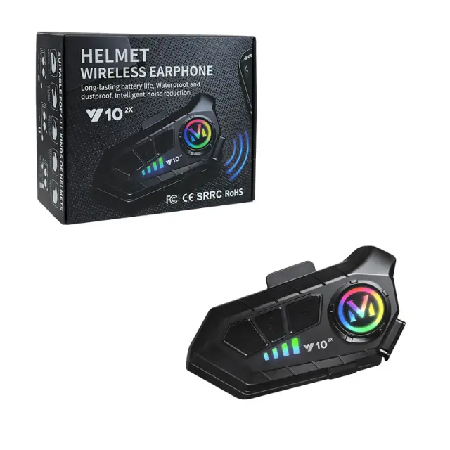 Ασύρματο Bluetooth Ενδοεπικοινωνίας Κράνους V10 - Helmet Wireless Earphone V10 083024