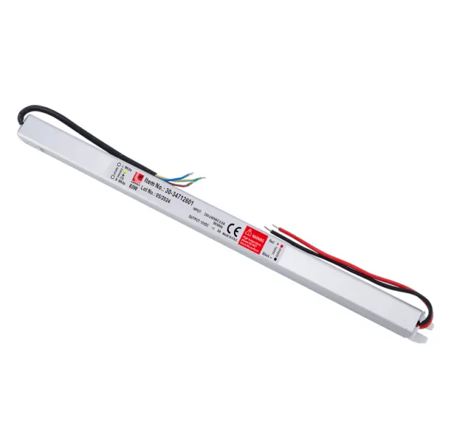 ΤΡΟΦΟΔ. ΣΤΕΝΟ ΓΙΑ ΤΑΙΝΙΕΣ LED 240V/12VDC 60W IP67 312*18*18