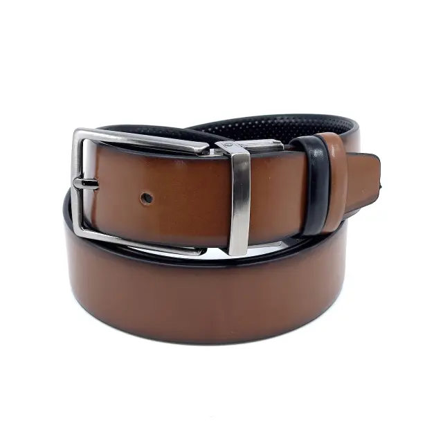 Μαύρη Ταμπά Ζώνη Διπλής Όψης P.U. Leather 3,5 cm 2021-33 2