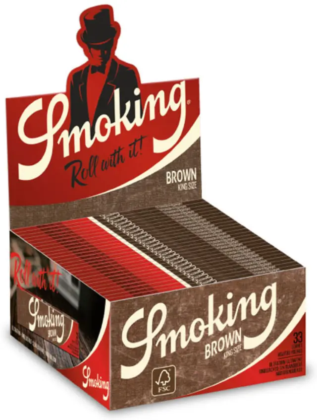 Smoking Χαρτάκια - Brown - Ακατέργαστο - King Size 50τεμ.