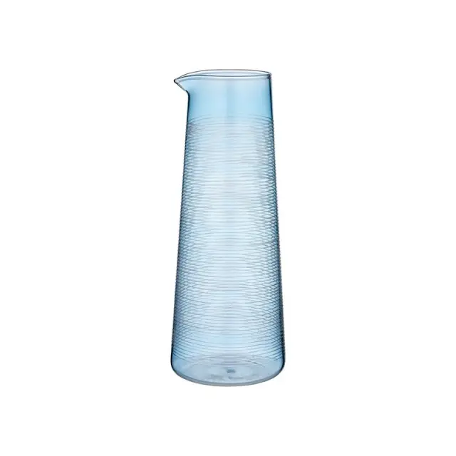 Ladelle Κανάτα Γαλάζια Linear Γυάλινη 1650ml