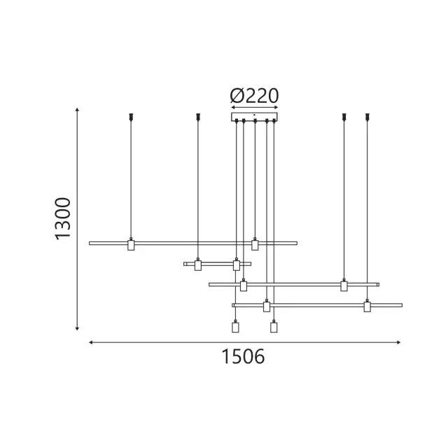 ΚΡΕΜΑΣΤΟ ΦΩΤΙΣΤΙΚΟ LED ACA KY011NC255WH RAPENZO ΑΜΜΩΔΕΣ ΛΕΥΚΟ ΑΛΟΥΜΙΝΙΟ 30W 2800K-3200K-4000K 1200LM IP20 Φ30ΜΜXH 300ΜΜX5PCS / KY011NC255WH 3