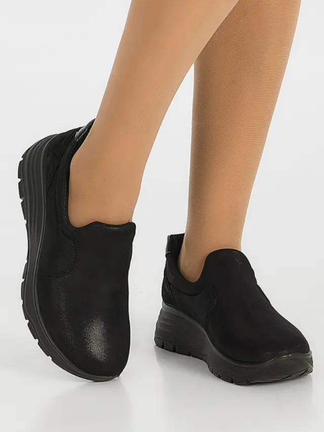 Imac Sneakers Γυναικείο Άλλα Υλικά Μαύρο IMA/856860 NERO 2