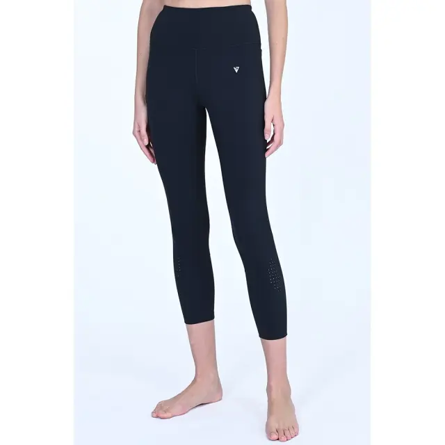 Magnetic North Cotton Feel High Waisted Pro Tight 7/8 (24017-Black) - Μαύρο - XL