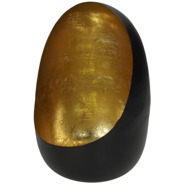 Κηροπήγιο Μαύρο Μέταλλο 13.5x13.5x20cm