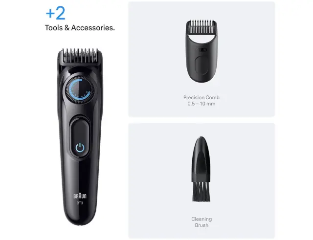 Επαναφορτιζόμενη Ξυριστική Μηχανή Braun Series 3 BT3500 με 20 ρυθμίσεις κοπής BT3500 3
