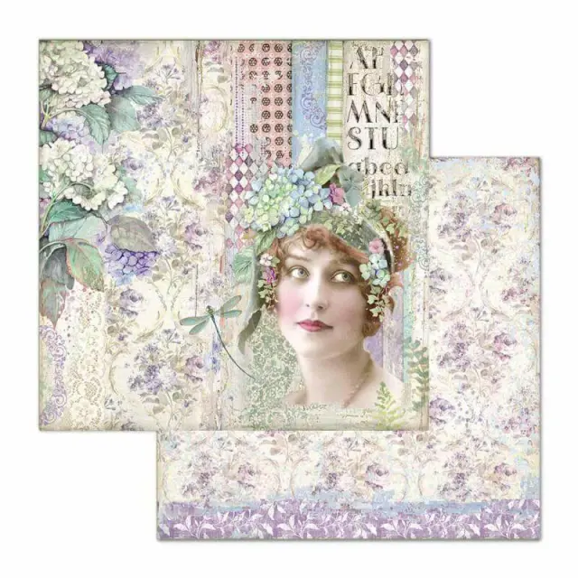 Χαρτί Scrapbooking Stamperia Διπλής Όψης - Lady - 31x30cm